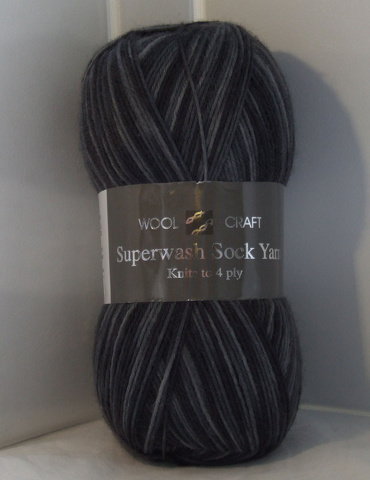 Superwash Sock Wool Grey Marble